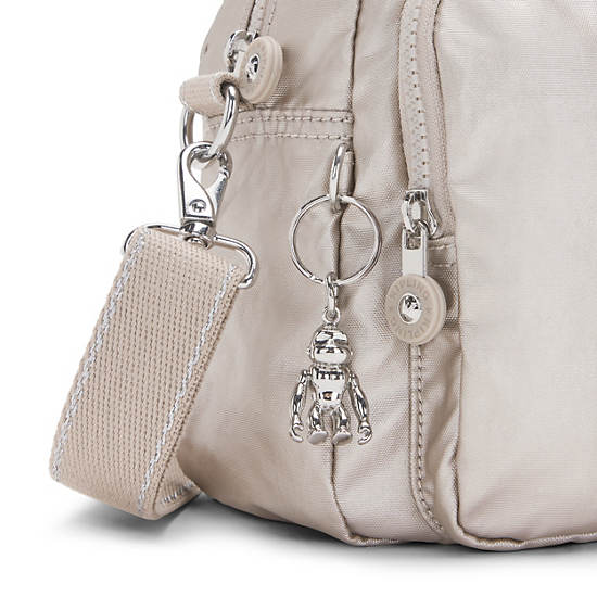 Kipling Cool Defea Metallic Schoudertassen Beige | België 1819NW